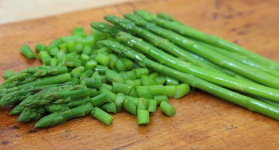 Урожай спаржи