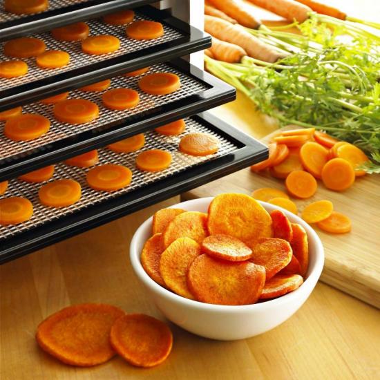 морковь в сушилке