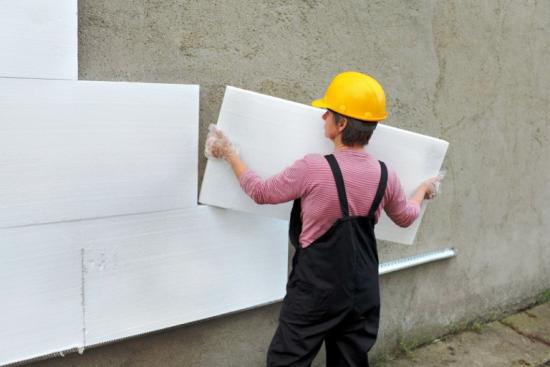 монтаж пенопласта