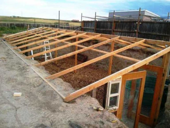 Односкатная теплица Односкатная теплица